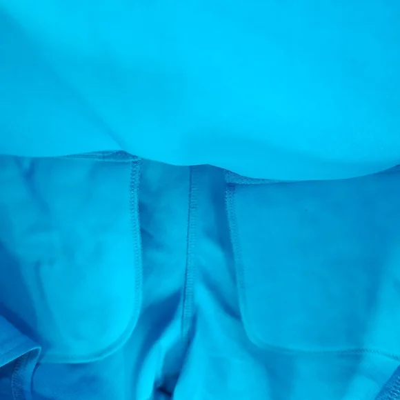 Adidas Golf Skort Teal Blue Tennis Skirt Sz Medium Climacool Stretch Solid Logo - Picture 6 of 11